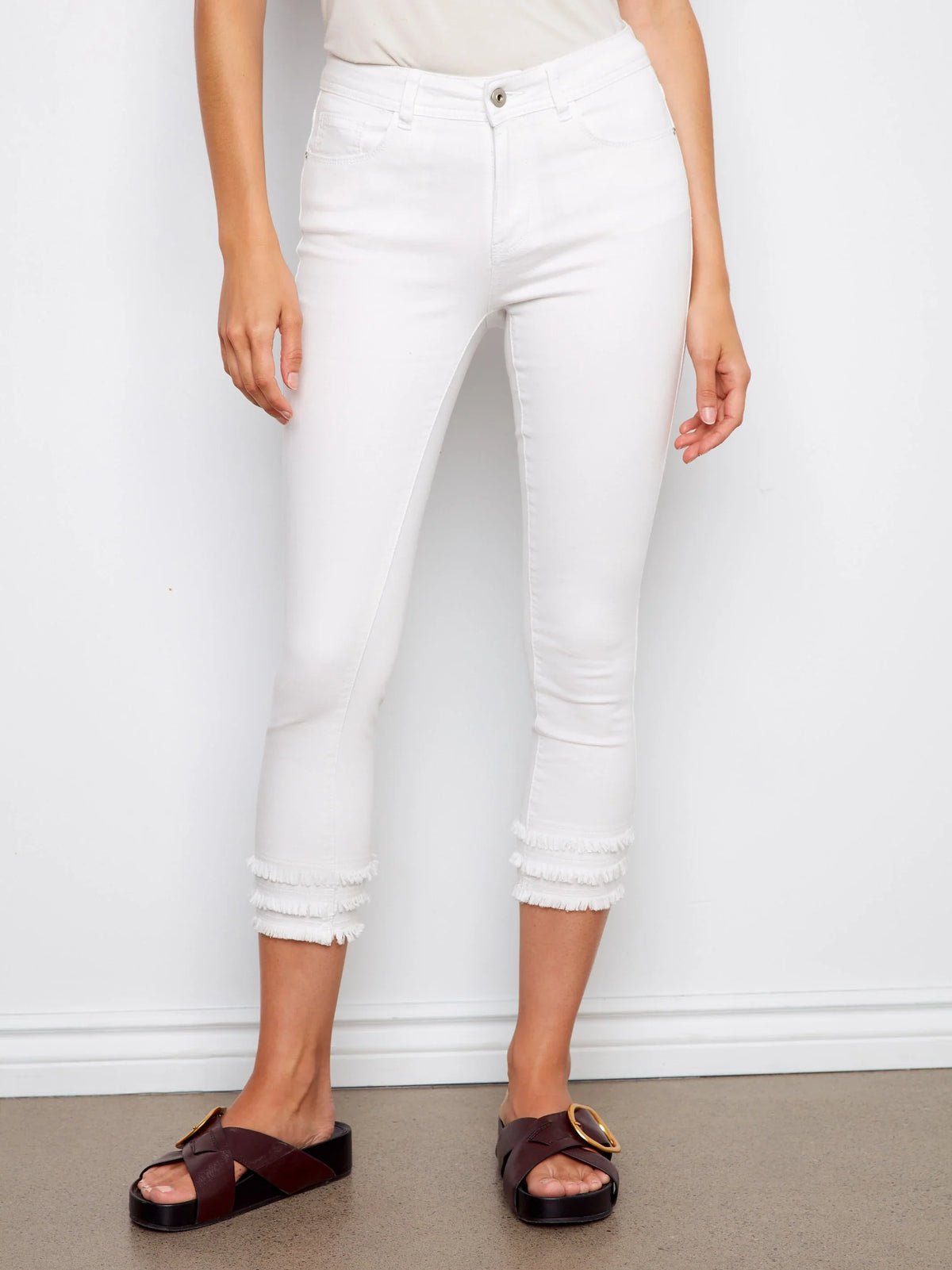 Charlie B White Relaxed Pant - Style C5147TT-618A