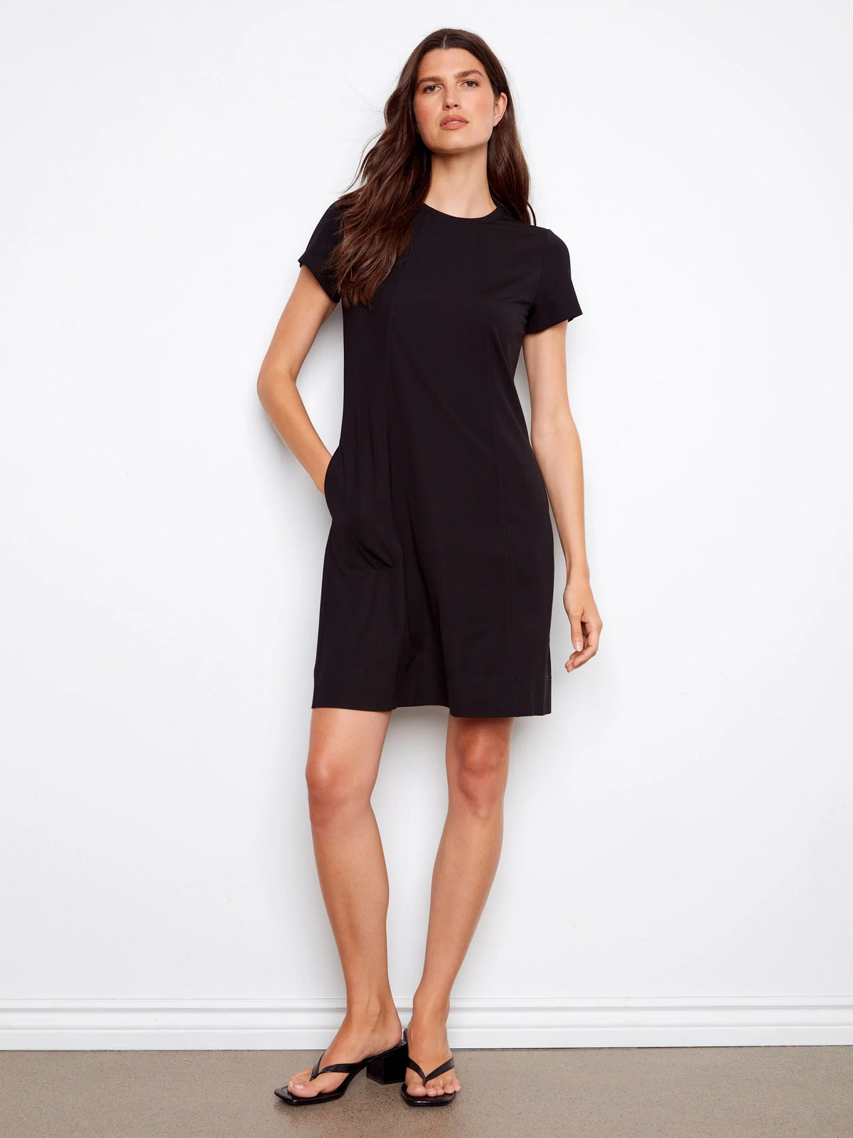 Charlie B Interlock Knit Knee-Length Dress - Style C3228-515C