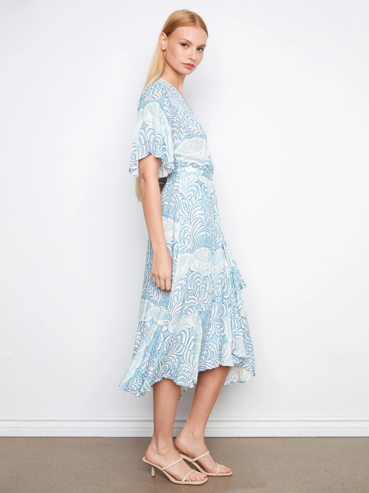 Charlie B Printed Flutter Dress - Style C3256-808B