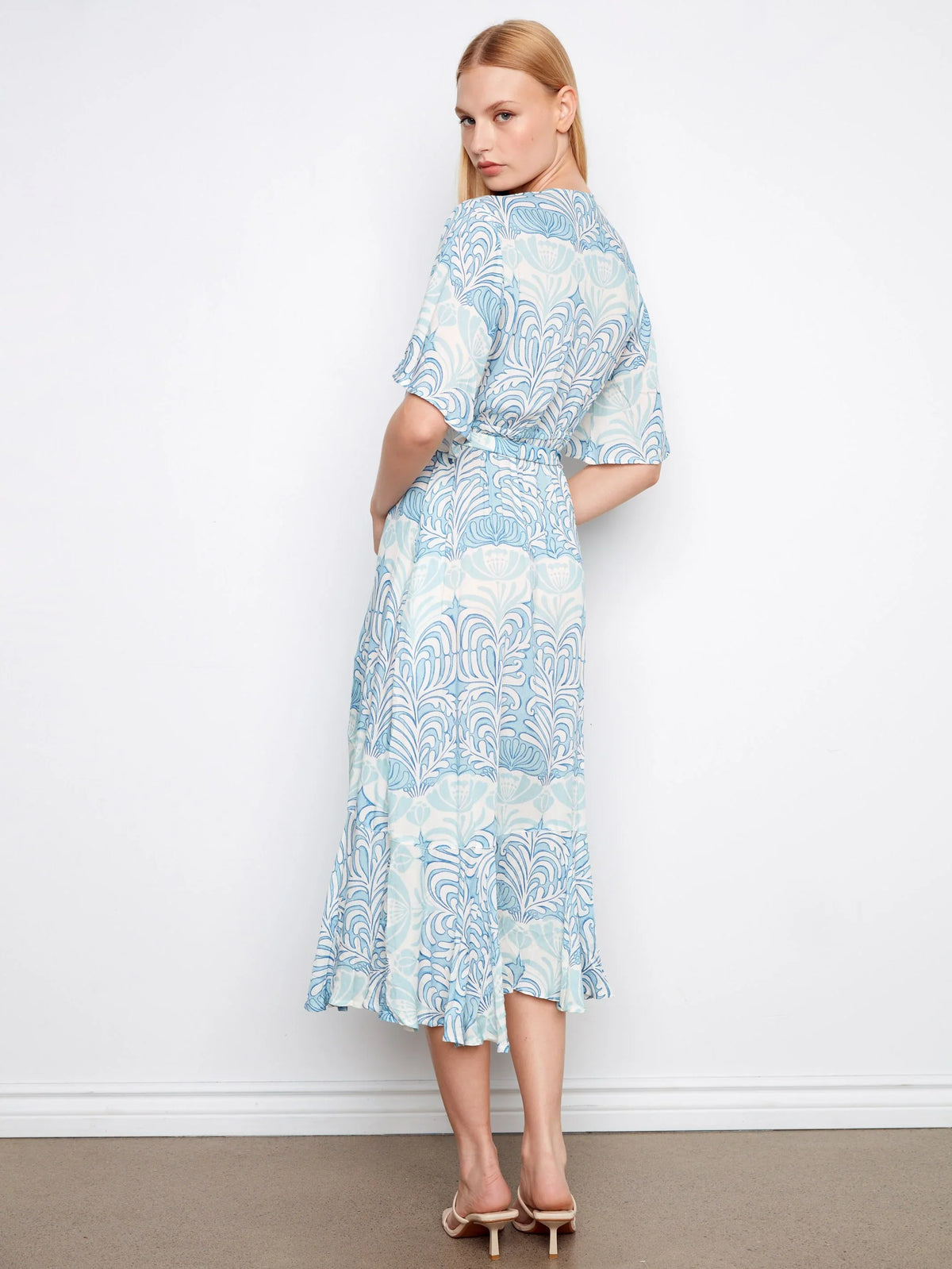 Charlie B Printed Flutter Dress - Style C3256-808B