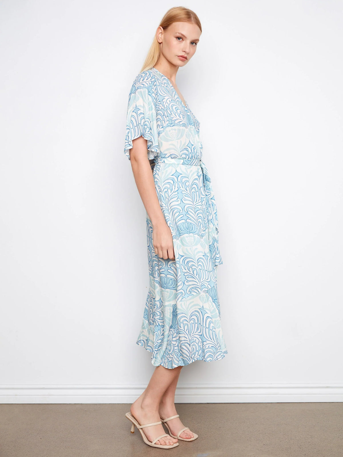 Charlie B Printed Flutter Dress - Style C3256-808B