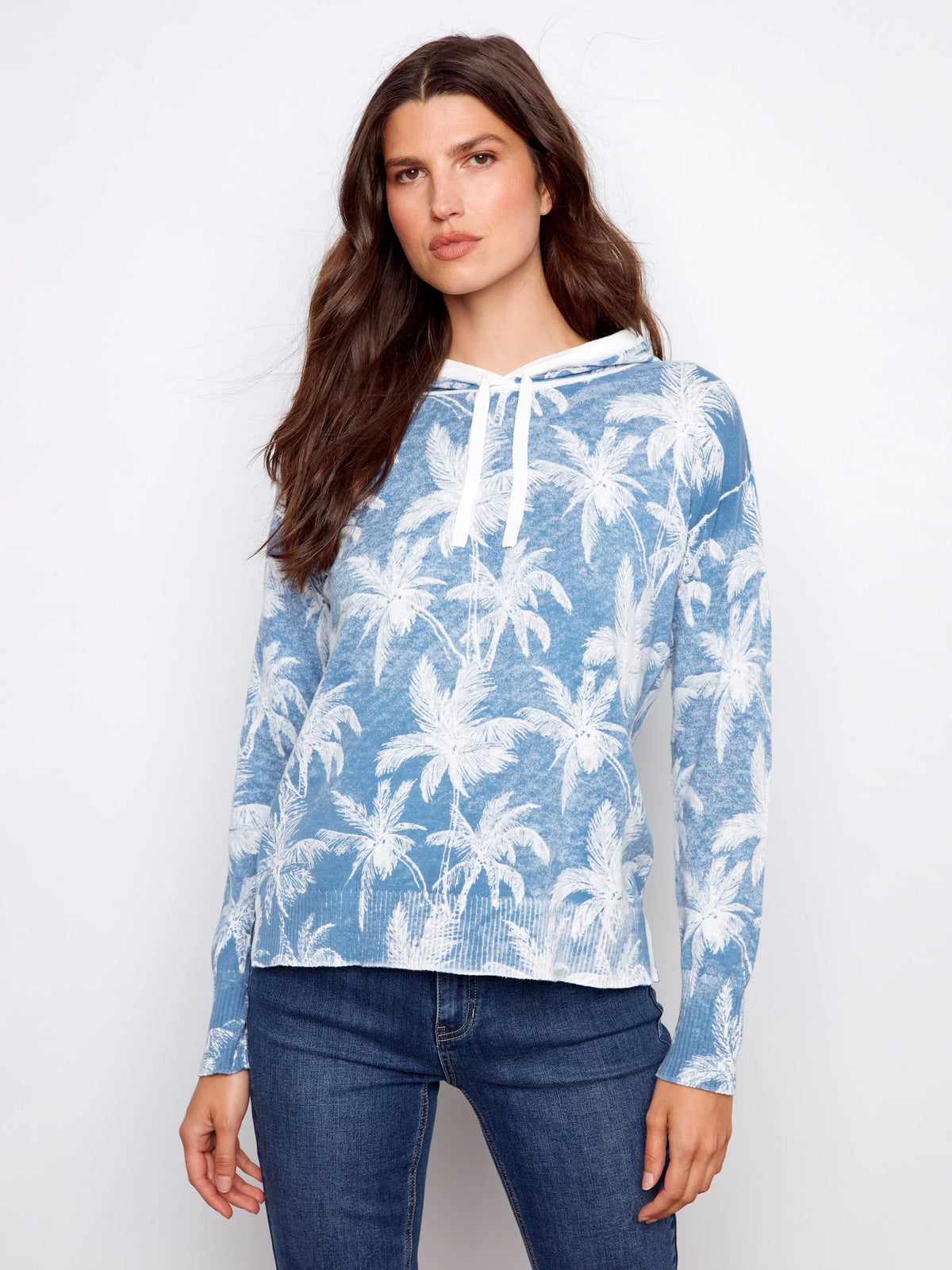 Charlie B Rainbow Hoodie Features Sweater - Style C2616RR-261B