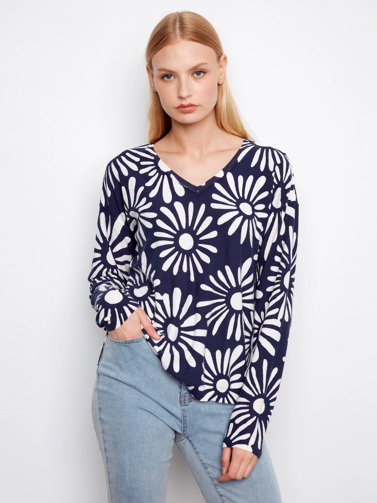 Charlie B Nautic Relaxed Top - Style C2968-261B