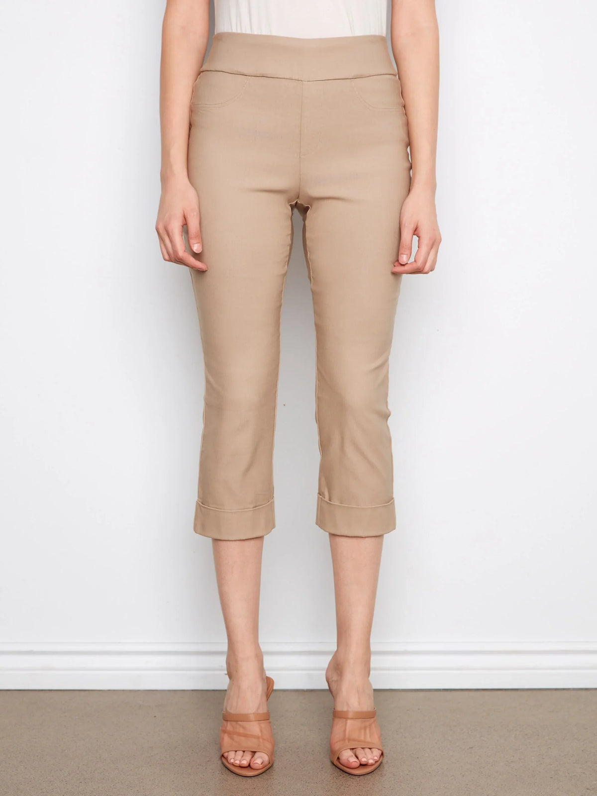 Charlie B Pull-On Cropped Pants - Style C5259TT-560A