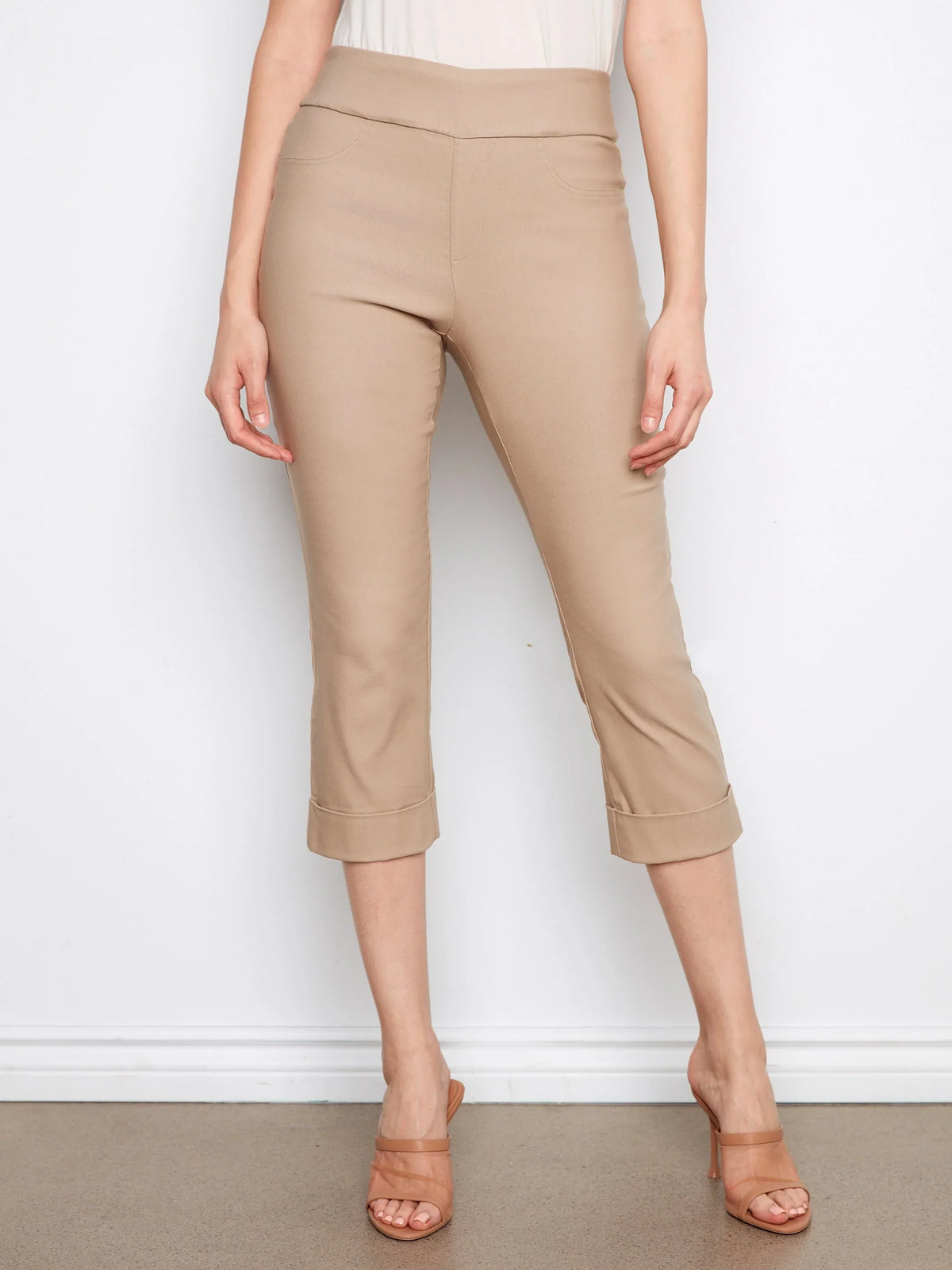 Charlie B Pull-On Cropped Pants - Style C5259TT-560A
