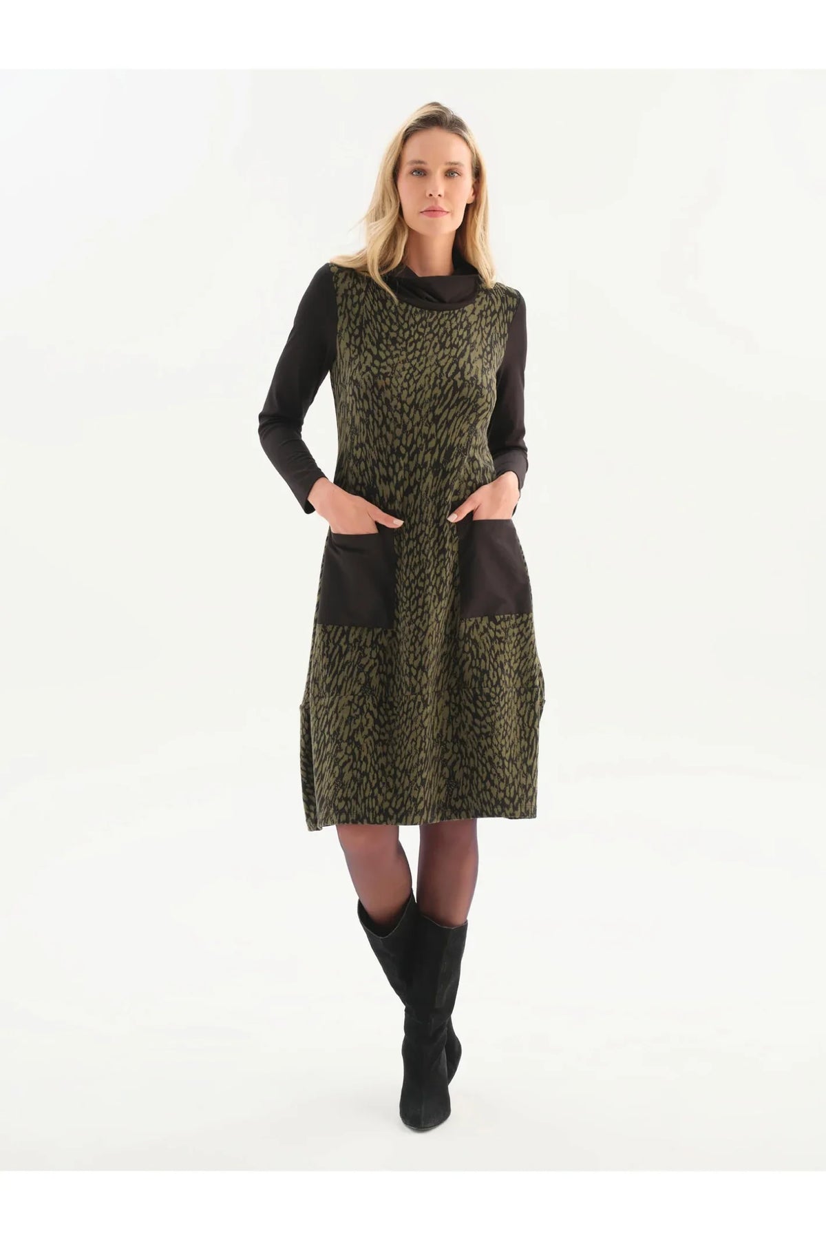 Dolcezza Animal Print Dress - Style 76114