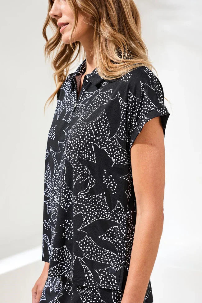 Tribal Zip-Front Dolman Top - Style 20900-3024