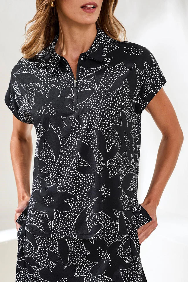 Tribal Zip-Front Dolman Top - Style 20900-3024