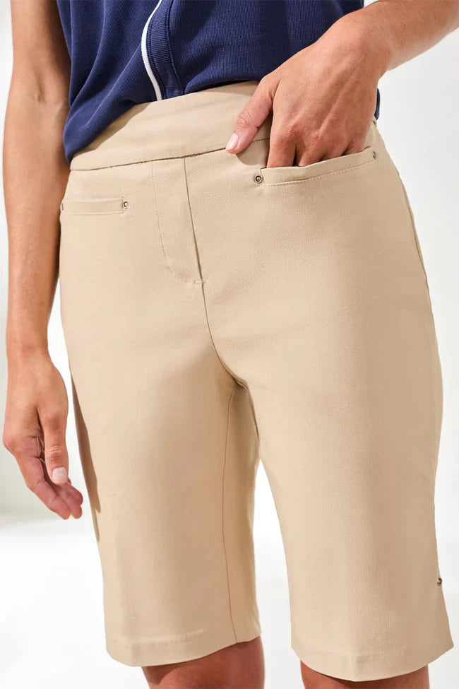Tribal Flatten It® Pull-On Bermuda Shorts - Style 30140-7165BB