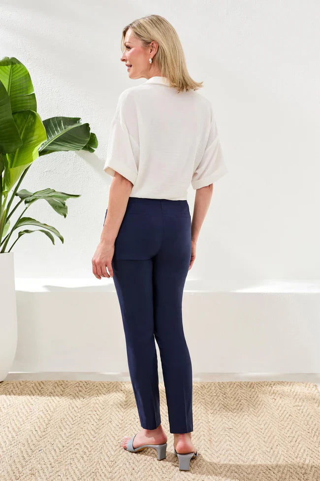 Tribal Flatten It® Slim Pull-On Ankle Pants - Style 30100-7165b