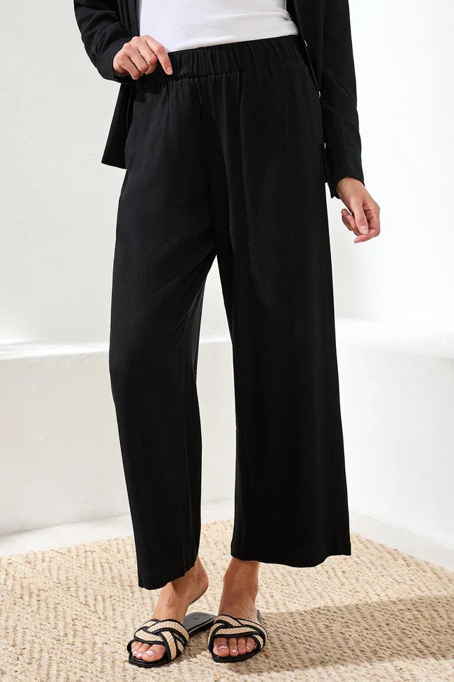 Tribal Wide-Leg Pull-On Ankle Pants - Style 30790-8388