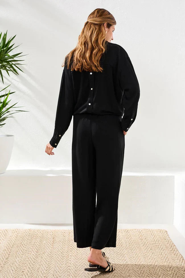 Tribal Wide-Leg Pull-On Ankle Pants - Style 30790-8388