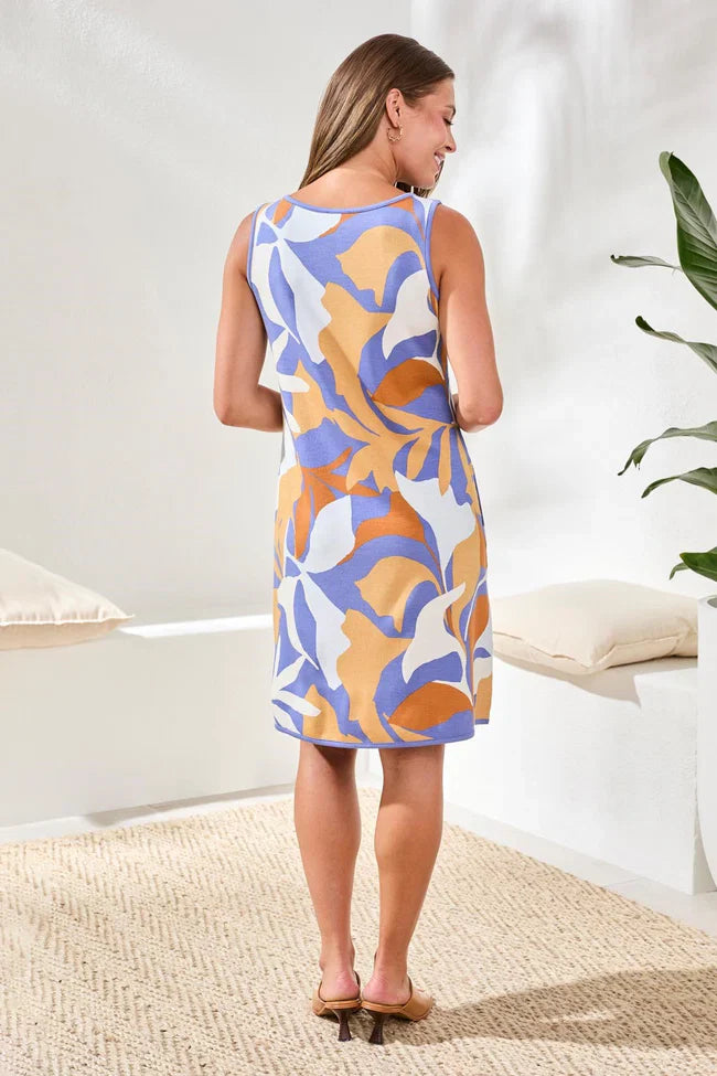 Tribal Reversible A-Line Dress - Style 6895V-4302