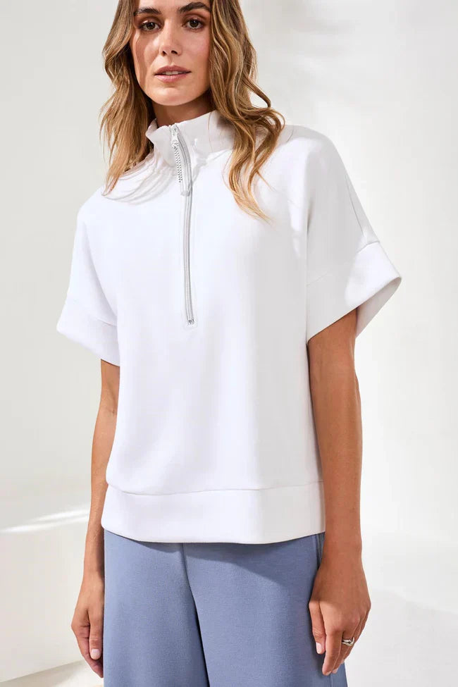 Tribal Mock-Neck Relaxed Top - Style 30190-3390