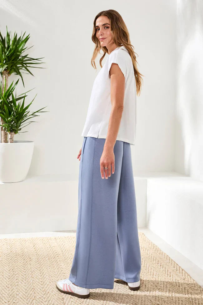 Tribal Wide-Leg Straight-Leg Pull-On Pants - Style 30090-3390